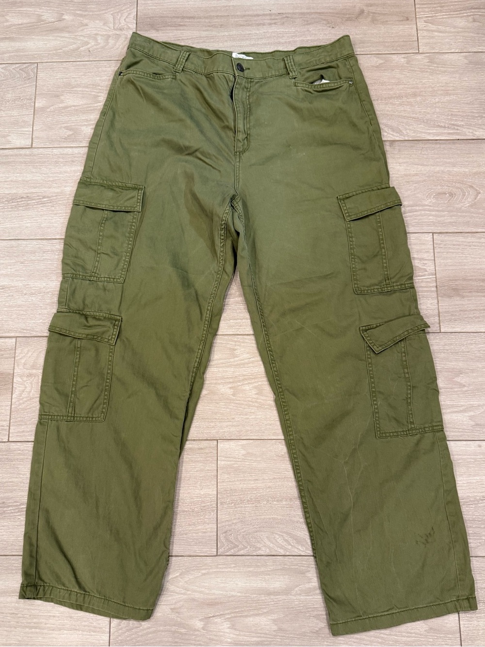 Sofia Jeans by Sofia Vergara Olive Green Cargo Pants Size 18